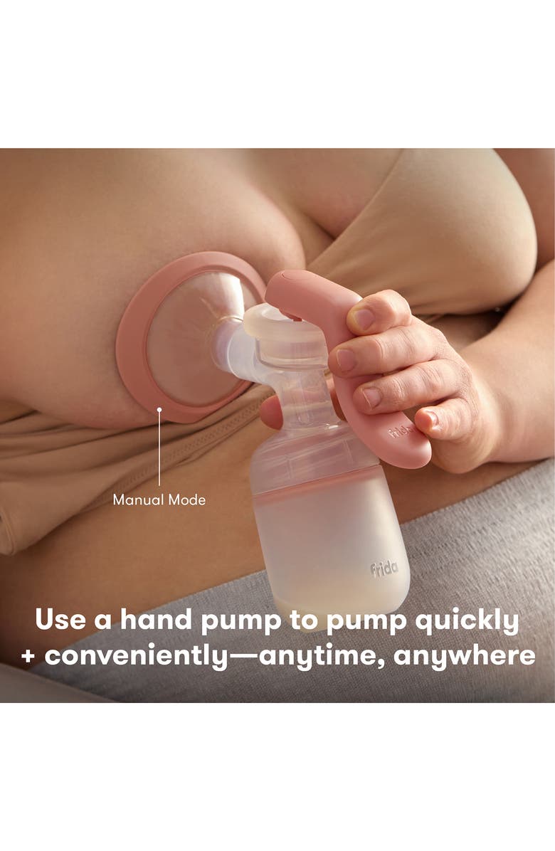 Fridababy Frida Mom 2-in-1 Manual Breast Pump, Alternate, color, White