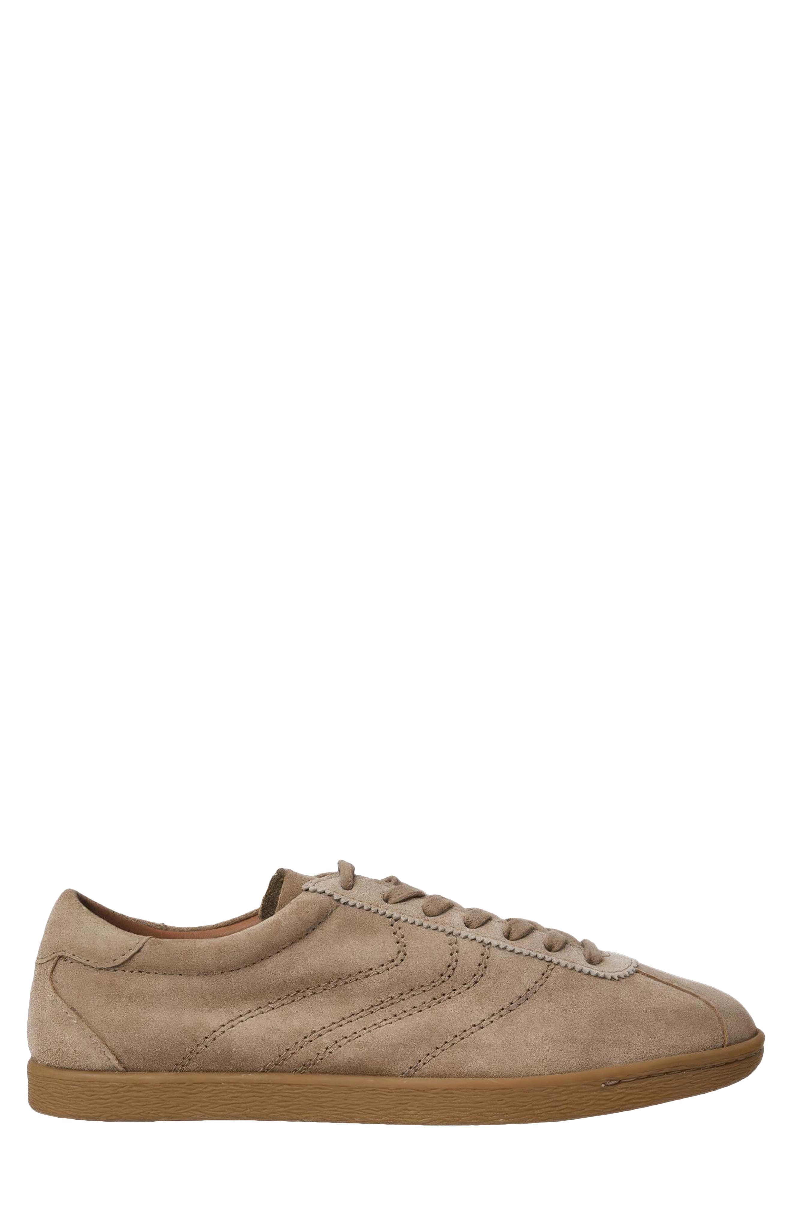 Manuel Leather Sneaker, Alternate, color, SAND LEATHER