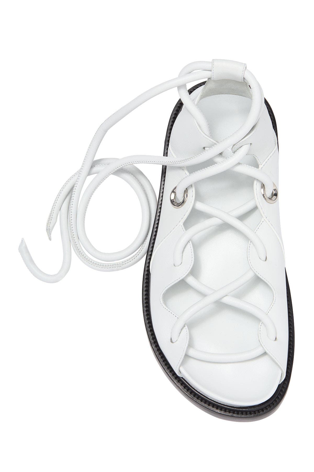 BOSS Malibu Lace-Up Platform Sandal, Alternate, color, 