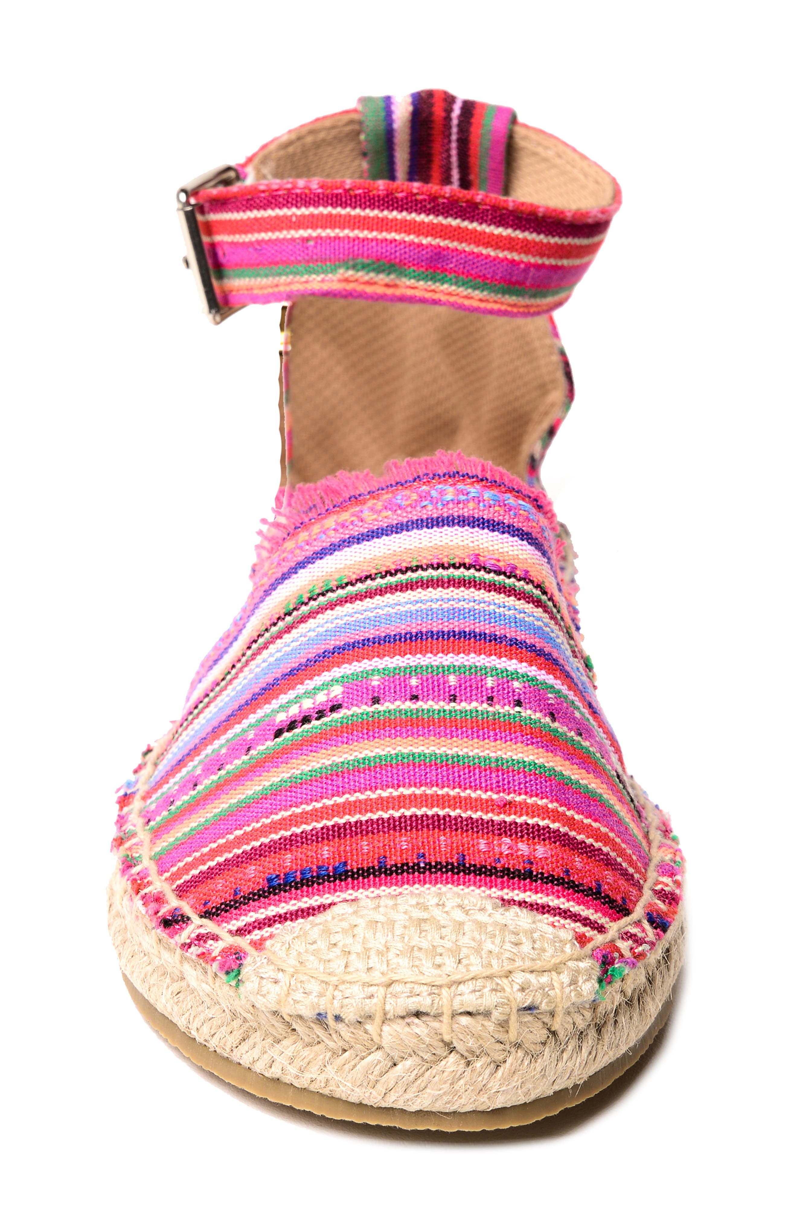Prima Espadrille Sandal, Alternate, color, PINK GEOSTRIPE