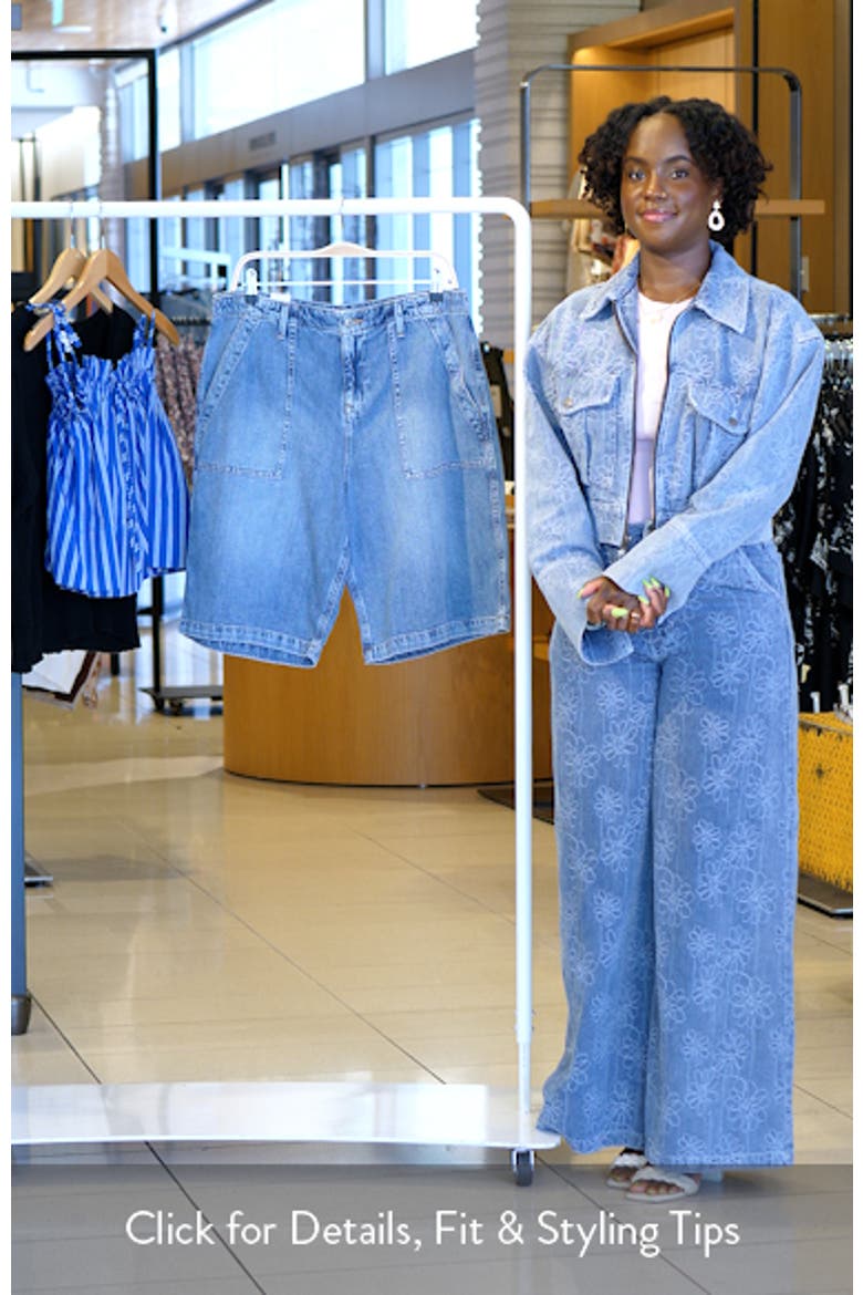 Lite Drawstring Bermuda Denim Shorts video