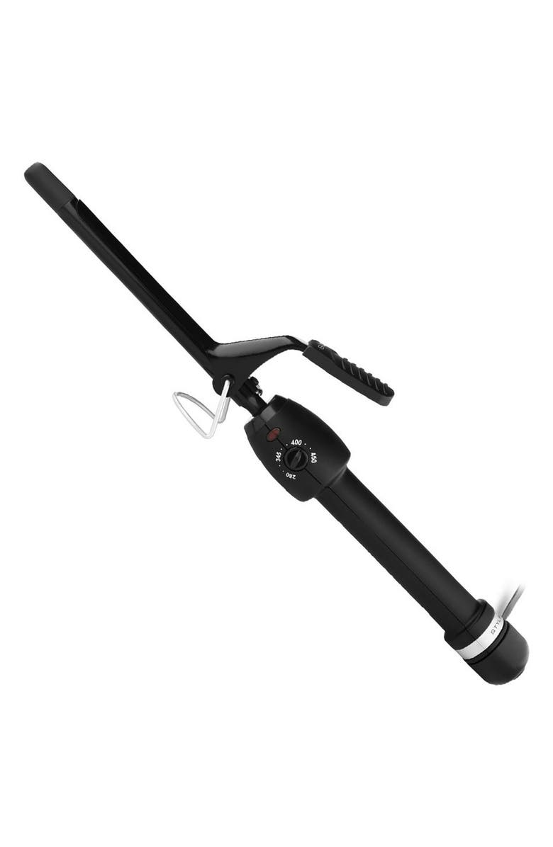STYLECRAFT Stay-Temp Black Gold Professional Curling Iron 1/2 Inch, Main, color, Black