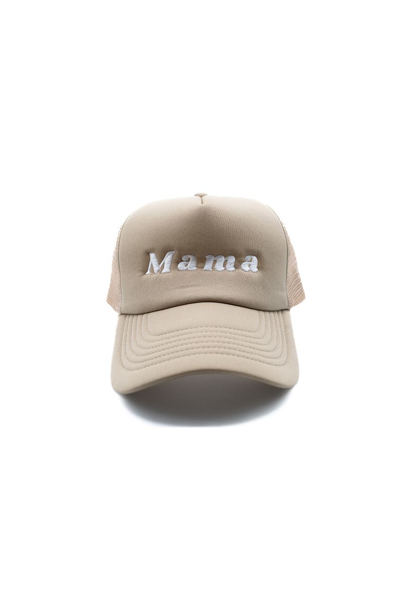 Mama Foam Trucker Hat, Main, color, Khaki