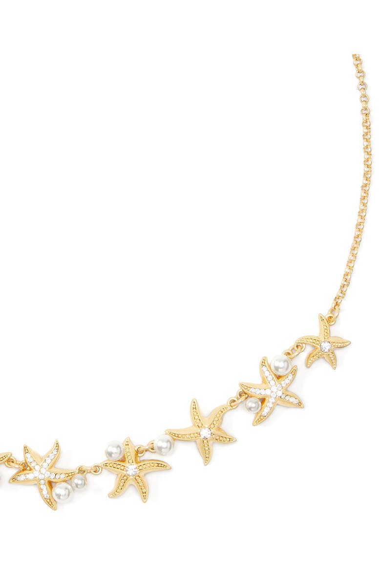 Kate Spade New York sea star necklace, Alternate, color, 