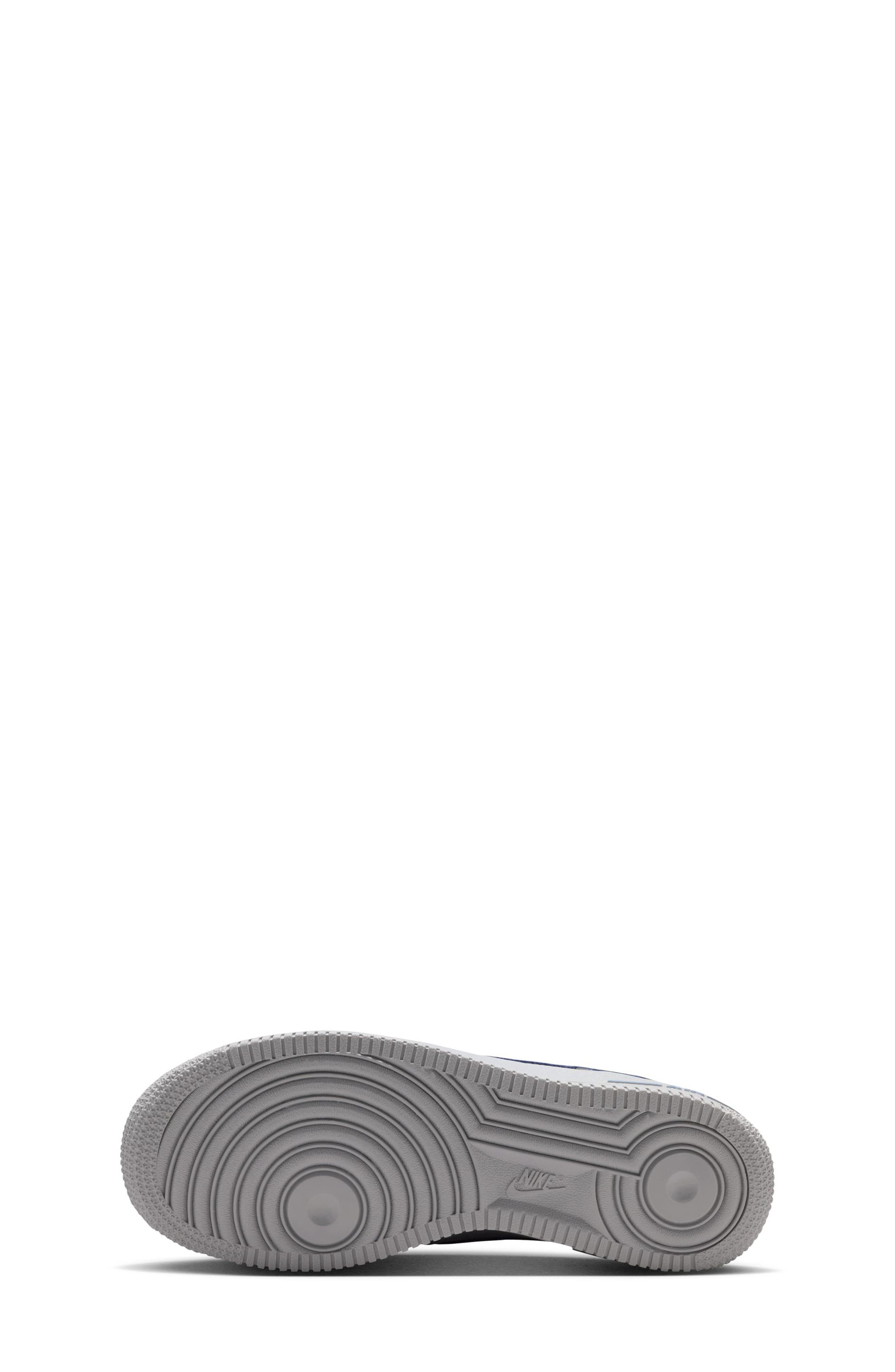 Nike Kids' Air Force 1 Low Basketball Sneaker, Alternate, color, Wolf Grey/ Work Blue