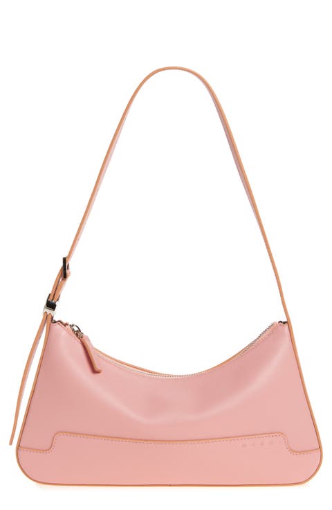 Baguette Leather Shoulder Bag