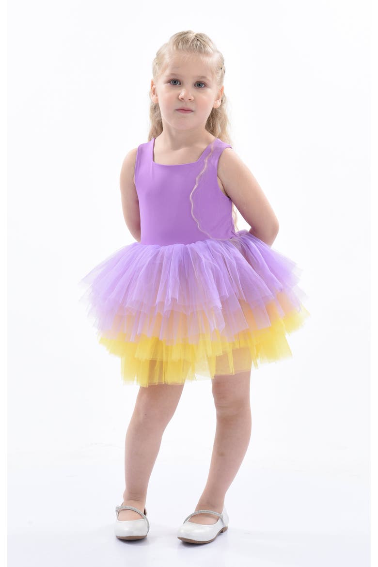 Monica Tutu Dress, Alternate, color, Purple
