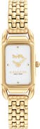 COACH Cadie Rectangular Bracelet Watch, 17.5mm x 28.5mm