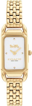 COACH Cadie Rectangular Bracelet Watch, 17.5mm x 28.5mm