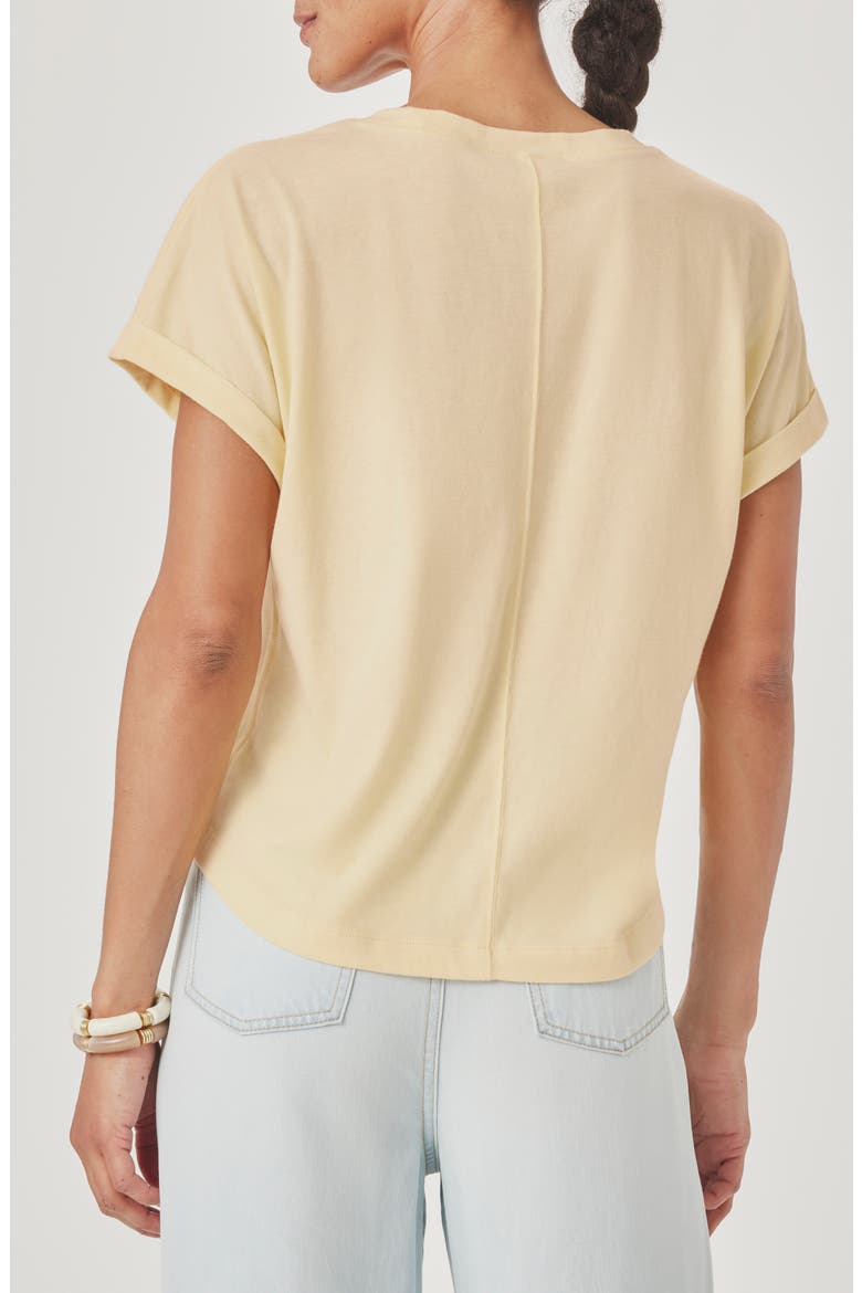 Skye T-Shirt, Alternate, color, HONEYSUCKLE YELLOW