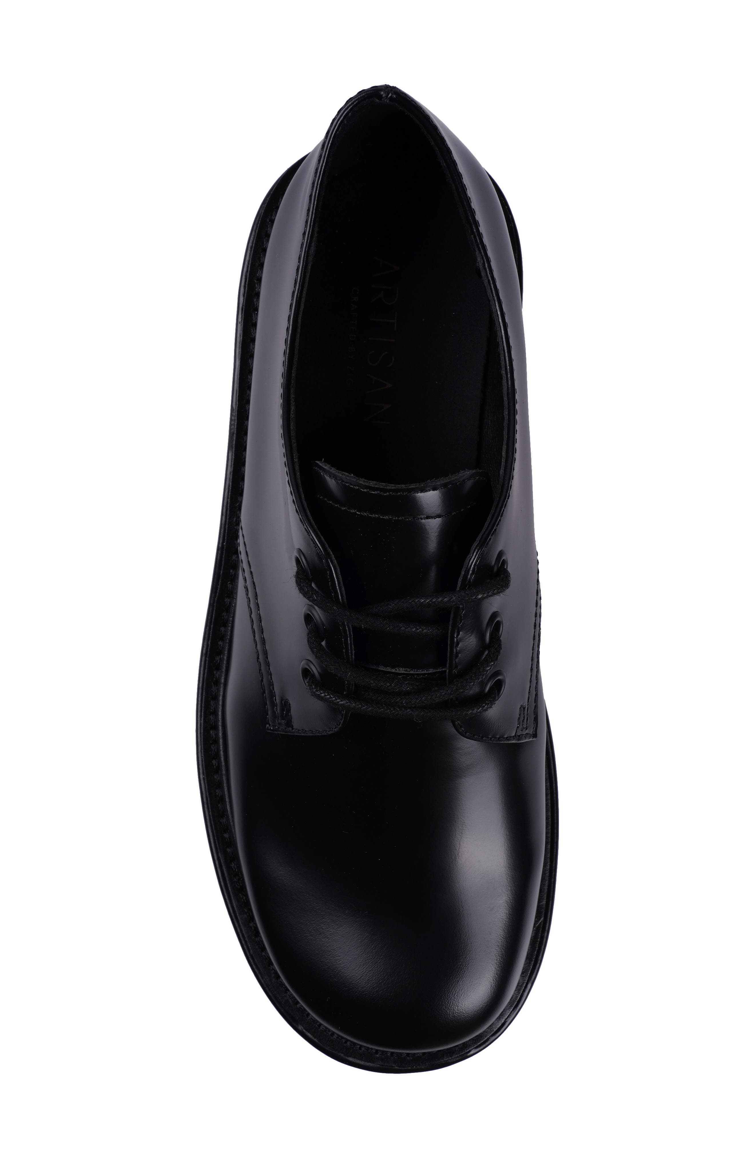 Artisan Crafted By Zigi Fenni Platform Derby, Alternate, color, Black Leather
