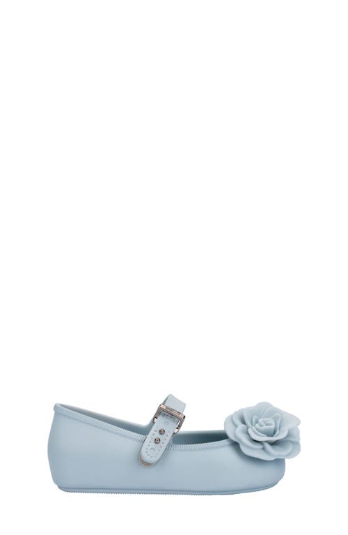Mini Melissa Kids' Soft Ballerina Mary Jane Flat In Blue
