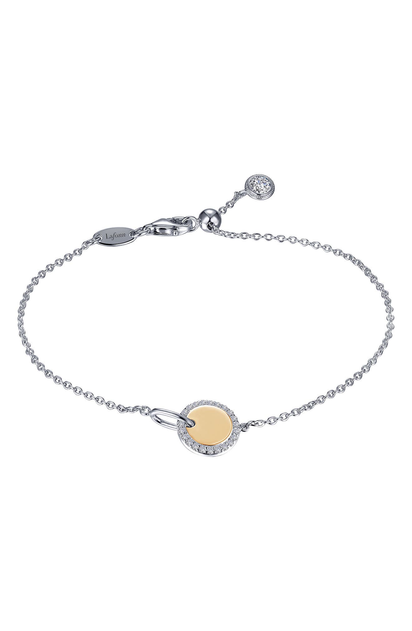 Lafonn Simulated Diamond Charm Bracelet