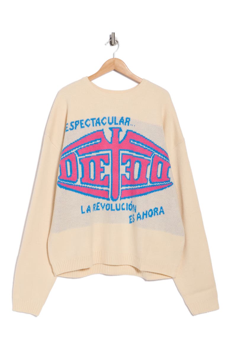 Espectacular Knit Sweater, Alternate, color, CREAM