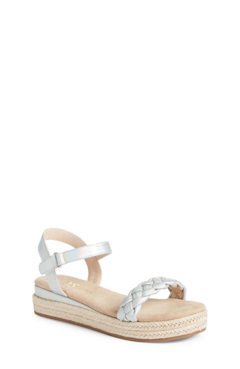 Kids' Miss April Ankle Strap Espadrille Platform Wedge Sandal (Toddler, Little Kid & Big Kid)