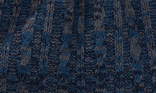 Patricia Nash Milburn Cable Knit Bucket Bag In Blue
