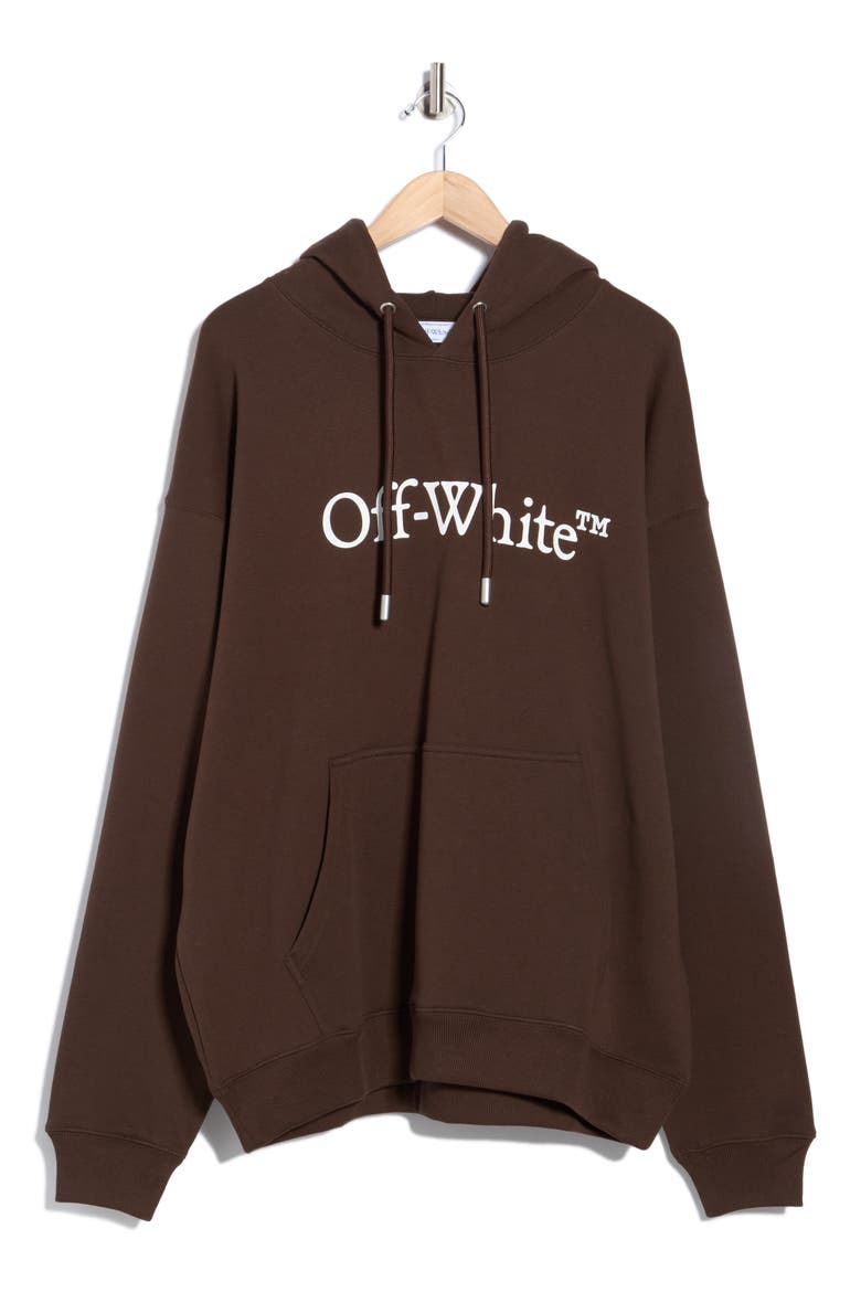Big Bookish Skate Graphic Hoodie, Alternate, color, CHOCOLATE-WHITE