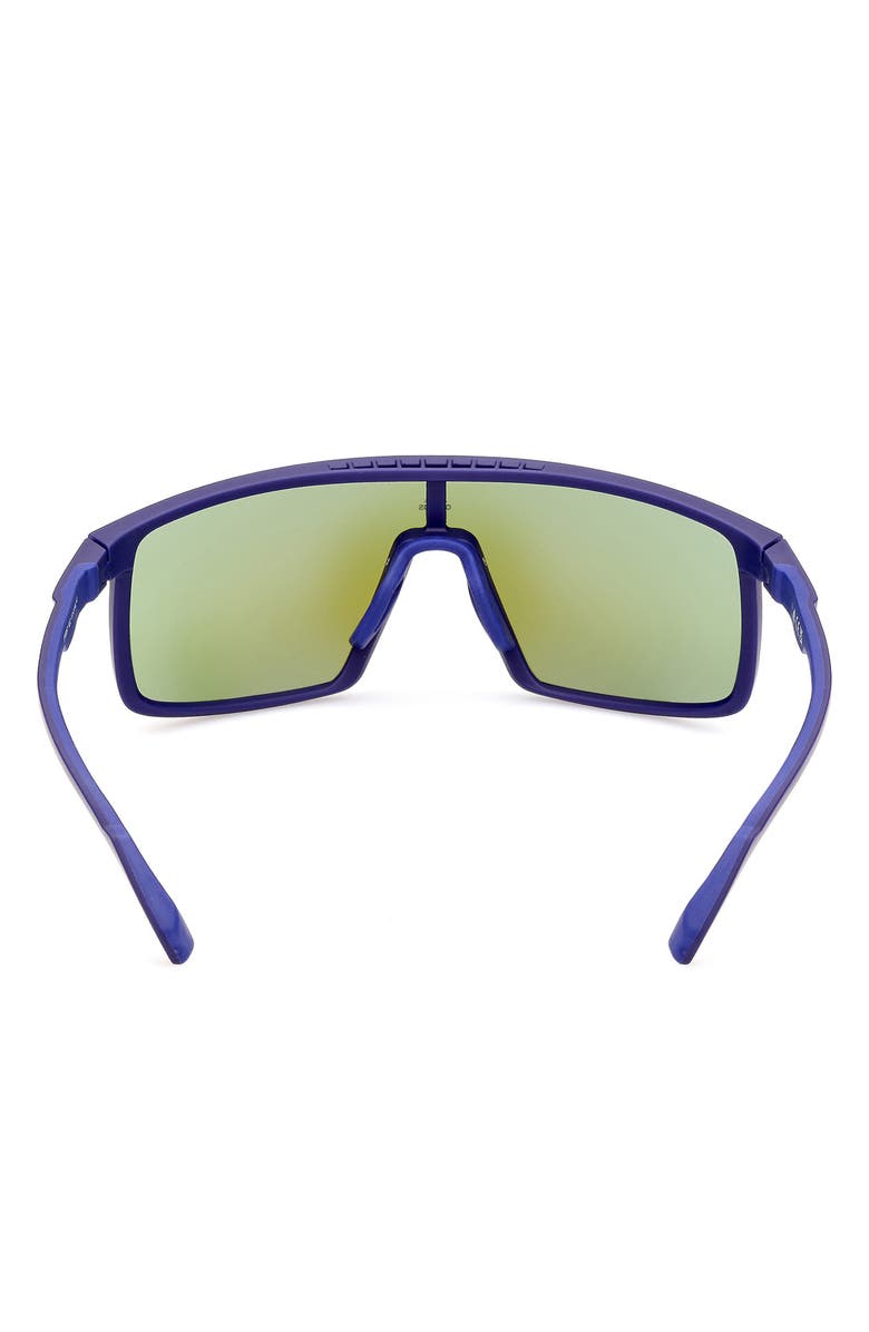 adidas Shield Sunglasses, Alternate, color, Blue / Mirror Violet