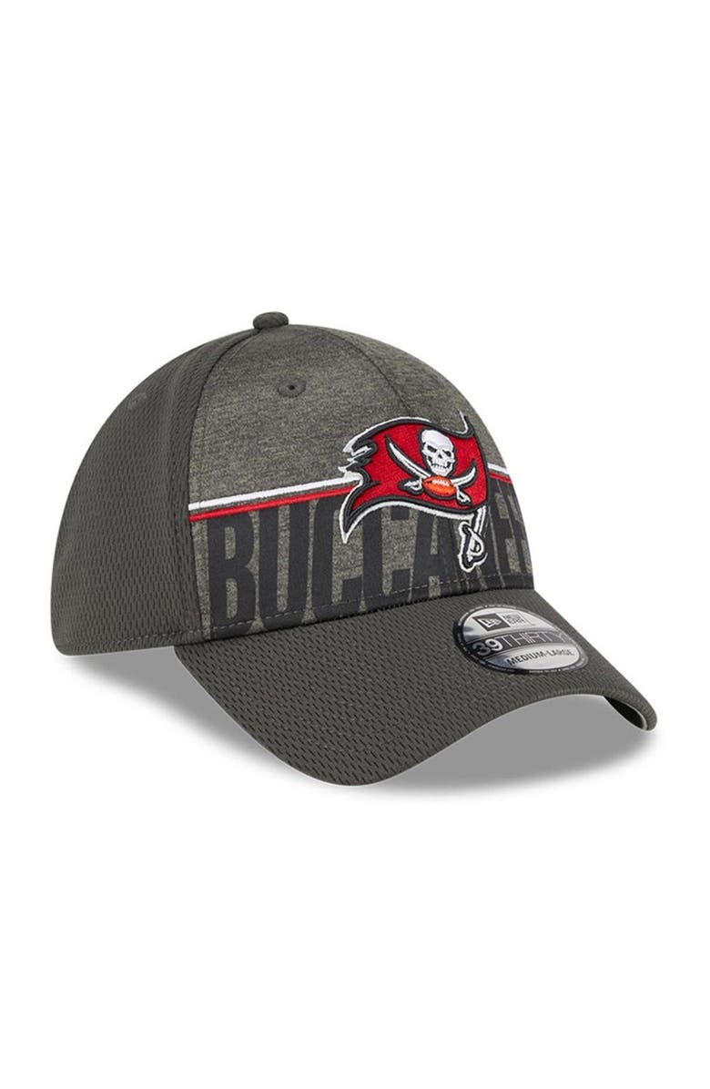 New Era Men's New Era Pewter Tampa Bay Buccaneers 2023 NFL Training Camp 39THIRTY Flex Fit Hat, Alternate, color, 