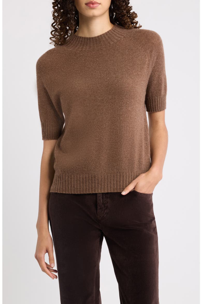 Josie Cashmere Sweater, Main, color, CHESTNUT