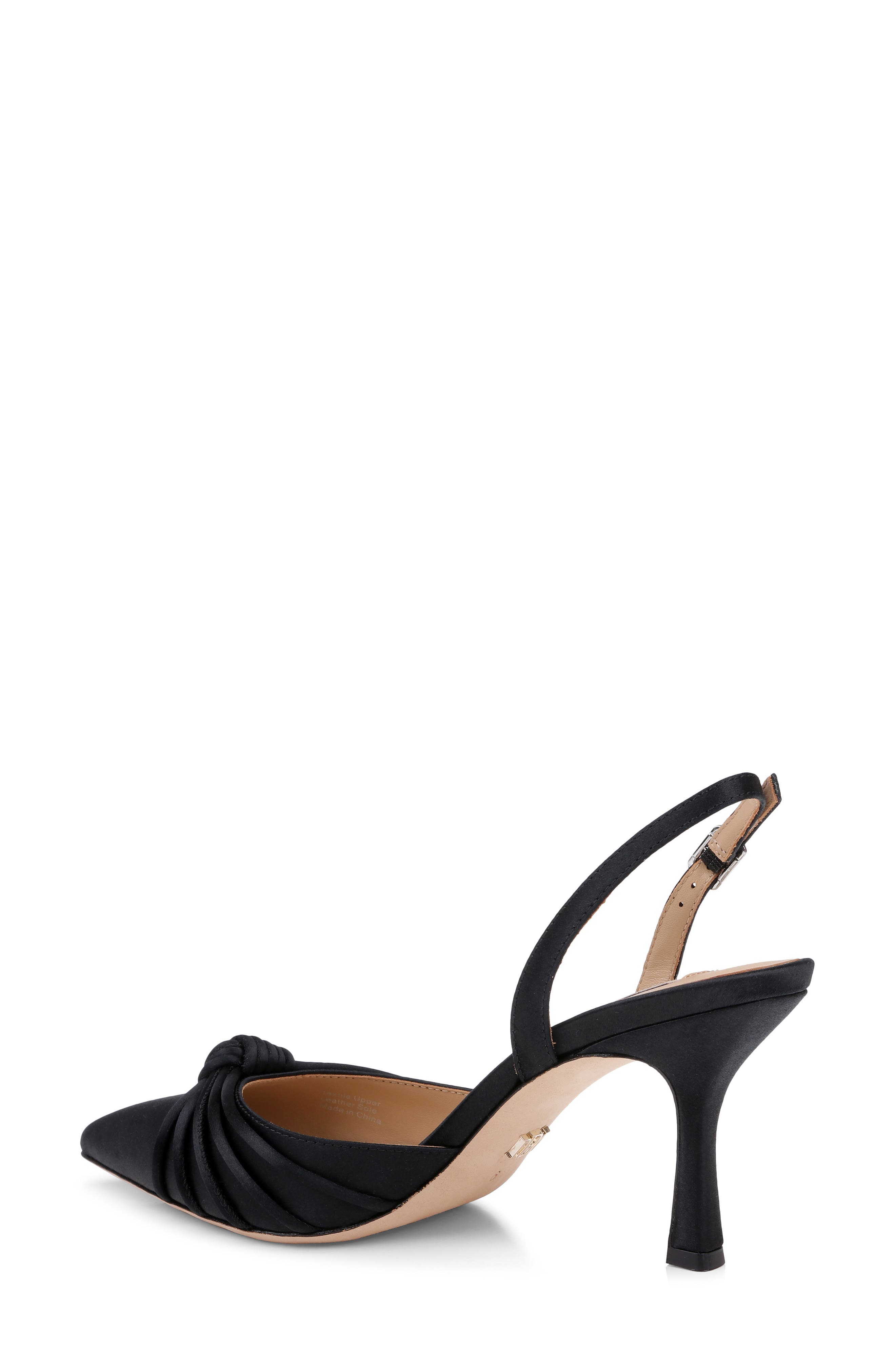 Badgley Mischka Collection Yena d'Orsay Pump, Alternate, color, Black Satin