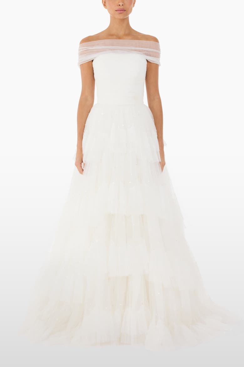 Angel Falls Tiered Maxi Dress, Main, color, Ivory