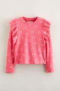 Tucker + Tate Kids' Ruffle Sleeve Rib Top