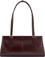 MANGO Buckles Faux Leather Shoulder Bag