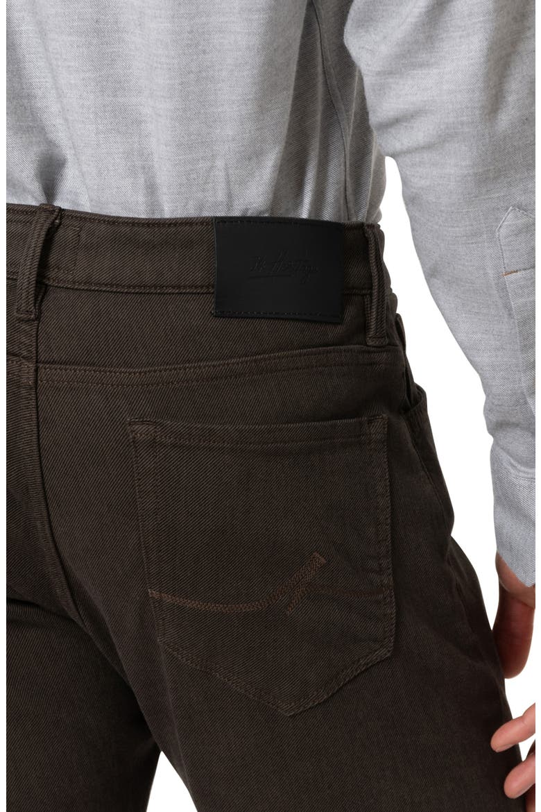 Courage Stretch Twill Straight Leg Pants, Alternate, color, GREEN DIAGONAL