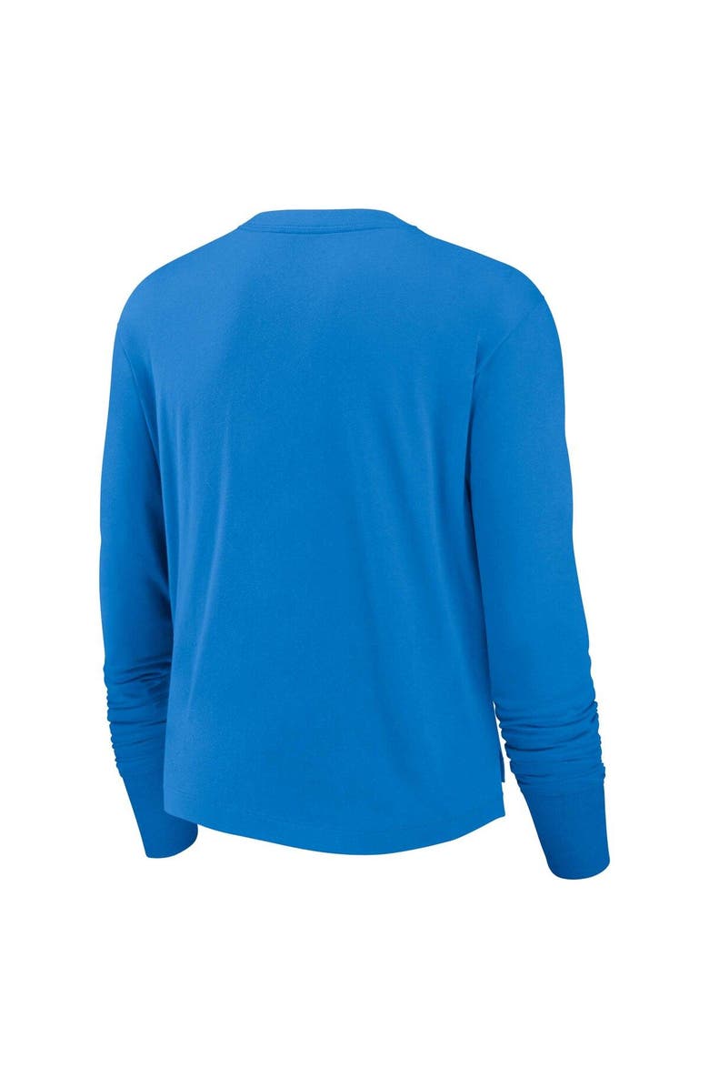 Nike Women's Nike Powder Blue Los Angeles Chargers Modest Crop Performance Long Sleeve T-Shirt, Alternate, color, Powder Blue