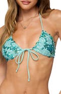 EDIKTED Mirabella Sequin Bikini Top