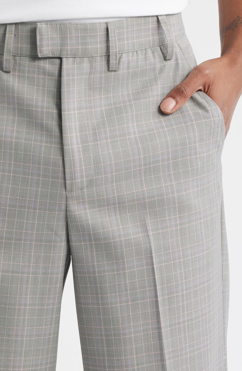 KROST Elliott Plaid Wool Blend Pants, Alternate, color, Laurel Wreath