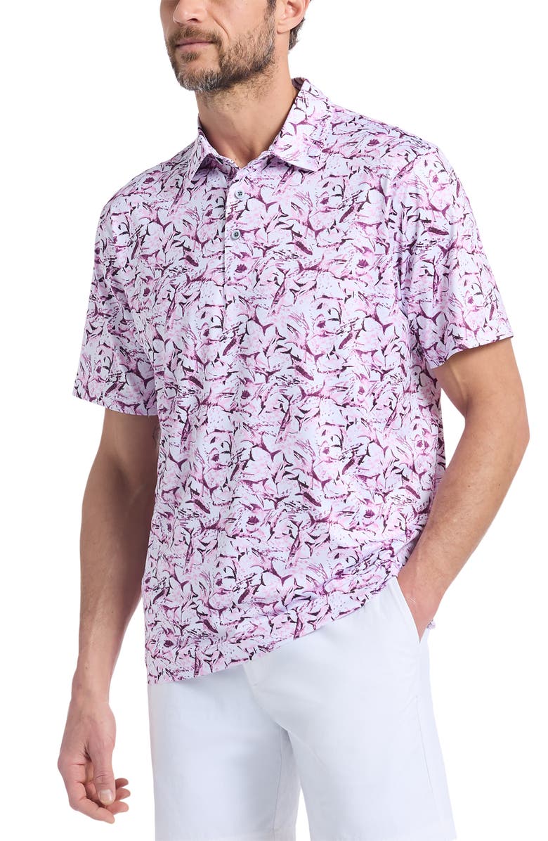 Robert Graham Shark Tank Knit Polo, Alternate, color,