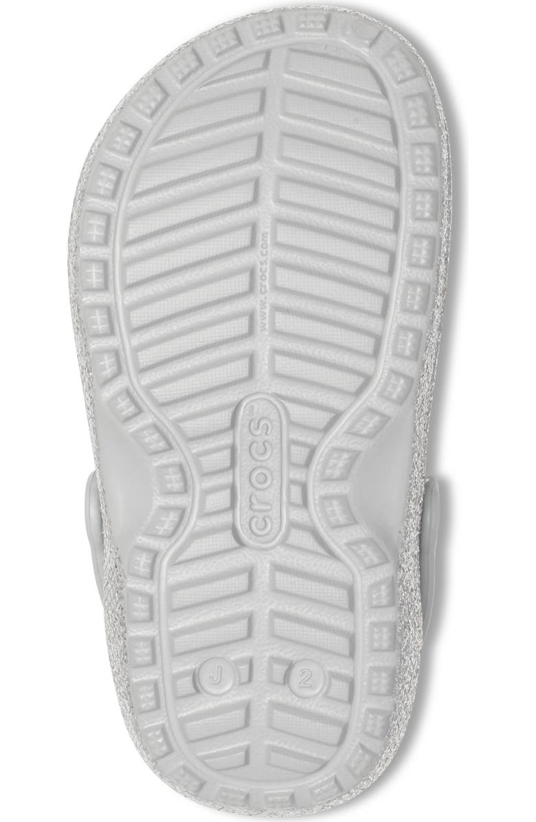 CROCS Kids' Classic Lined Glitter Clog, Alternate, color,