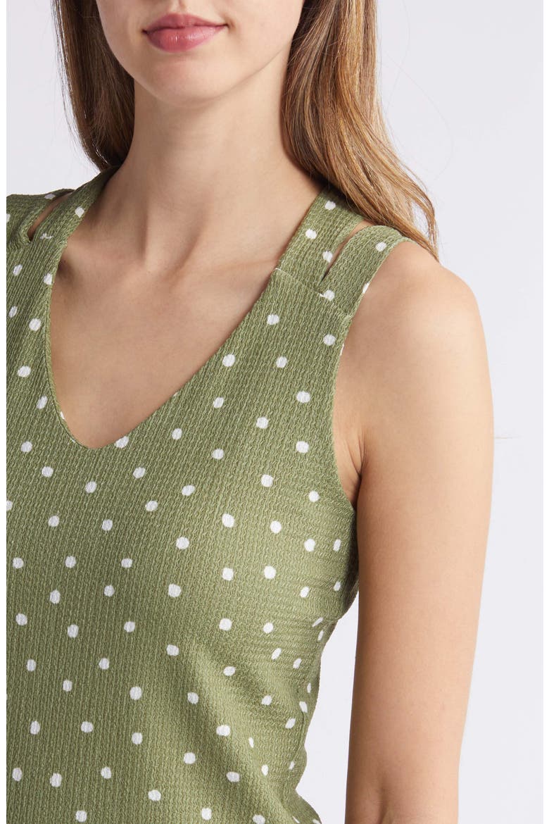 Crisscross Tank Top, Alternate, color, SAGE