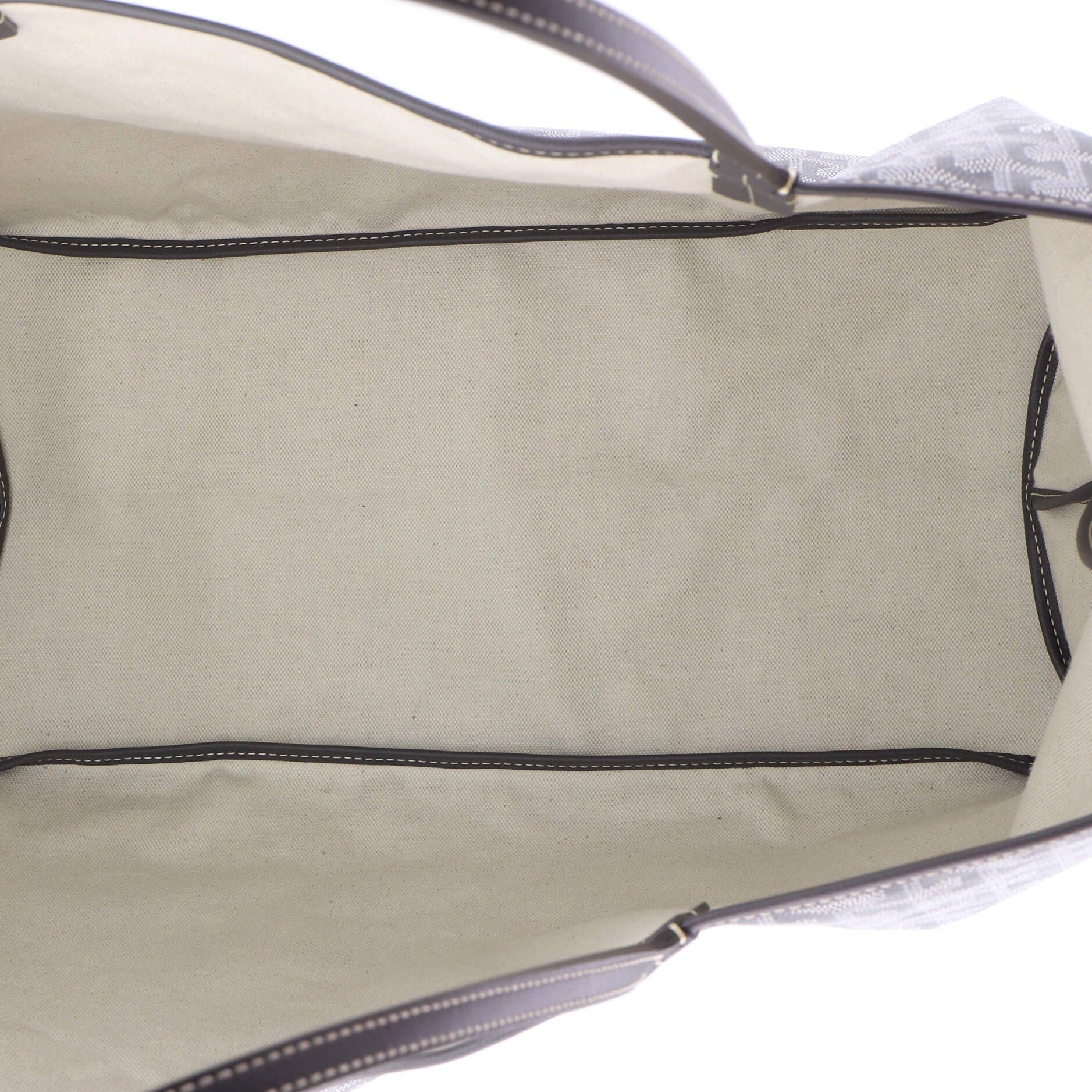 Pre-Owned Goyard Saint Louis Tote Coated Canvas GM, Alternate, color, Gray