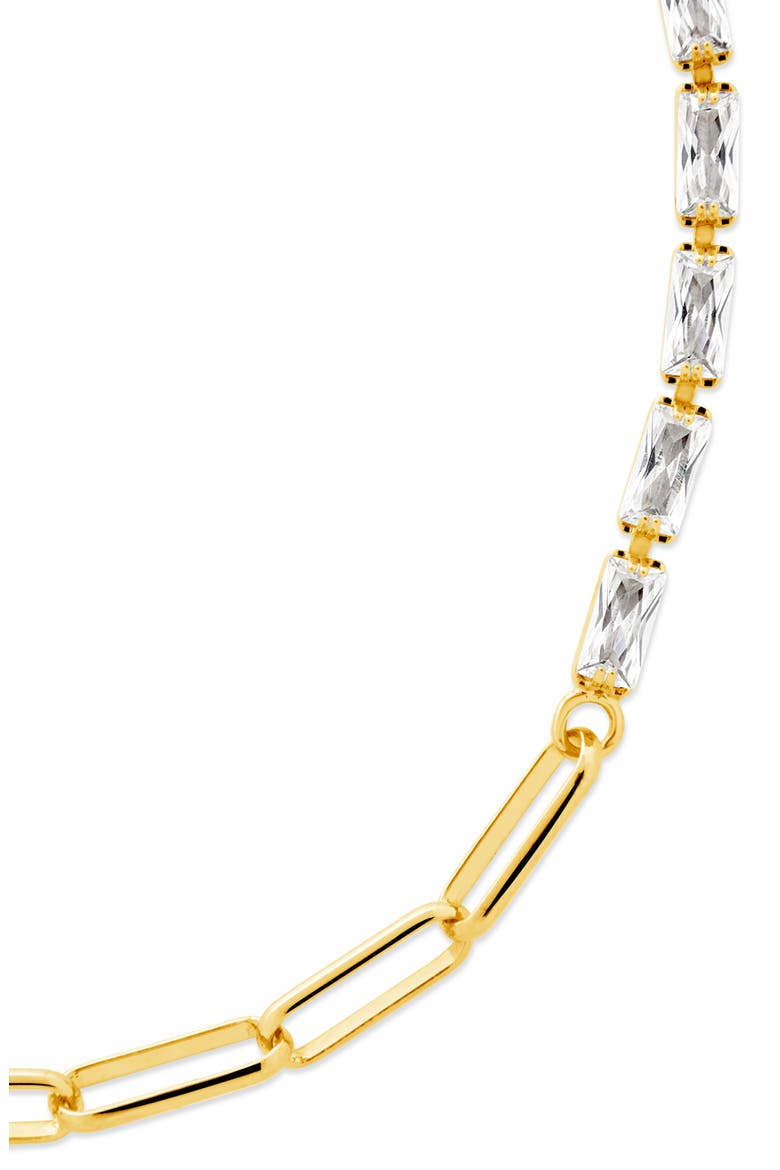 Hunter Cubic Zirconia Tennis Bracelet, Alternate, color, GOLD