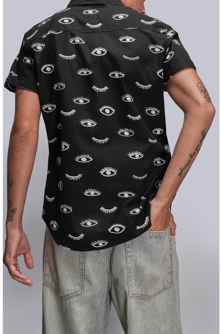 The Essential Button Up, Alternate, color, WINK BLACK