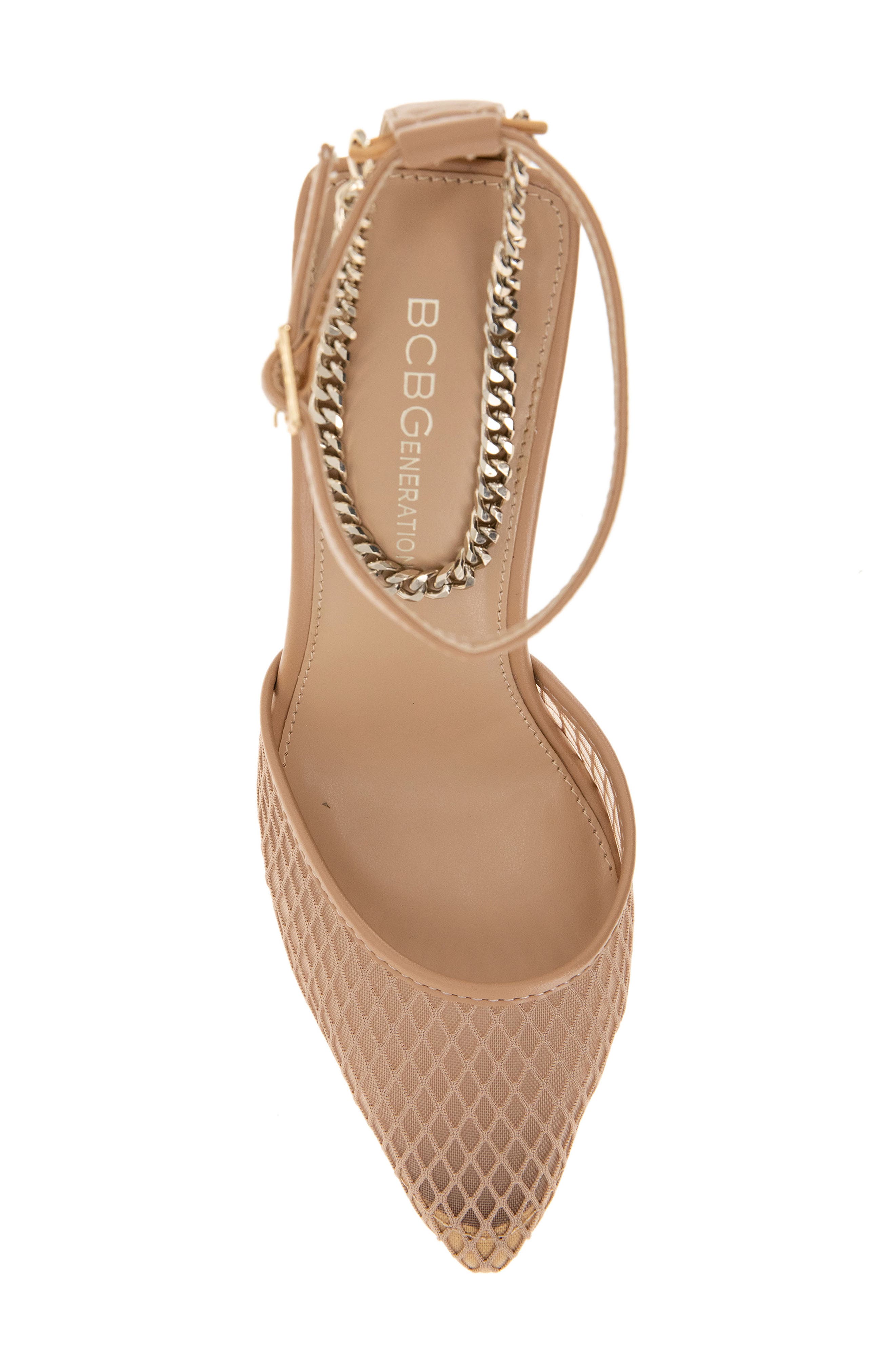 BCBGeneration Mayah Ankle Strap Pump, Alternate, color, Tan