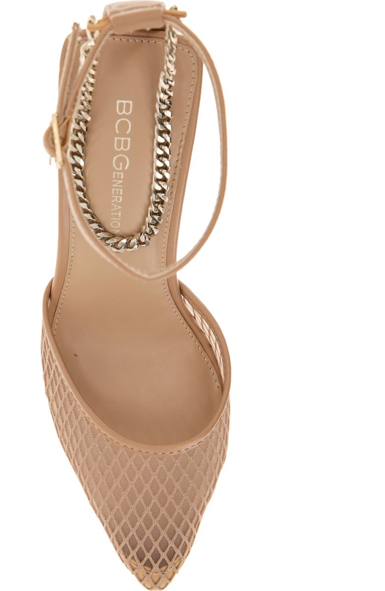 BCBGeneration Mayah Ankle Strap Pump, Alternate, color, Tan