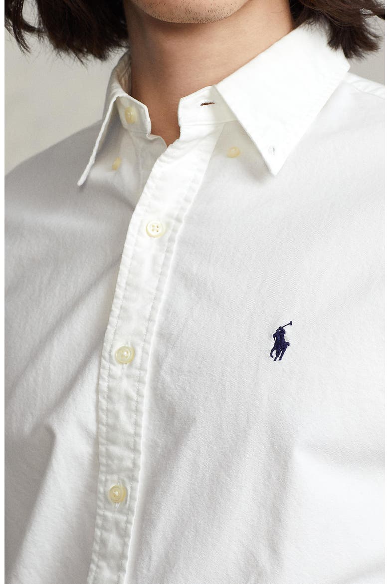 Oxford Button-Down Shirt, Alternate, color, WHITE