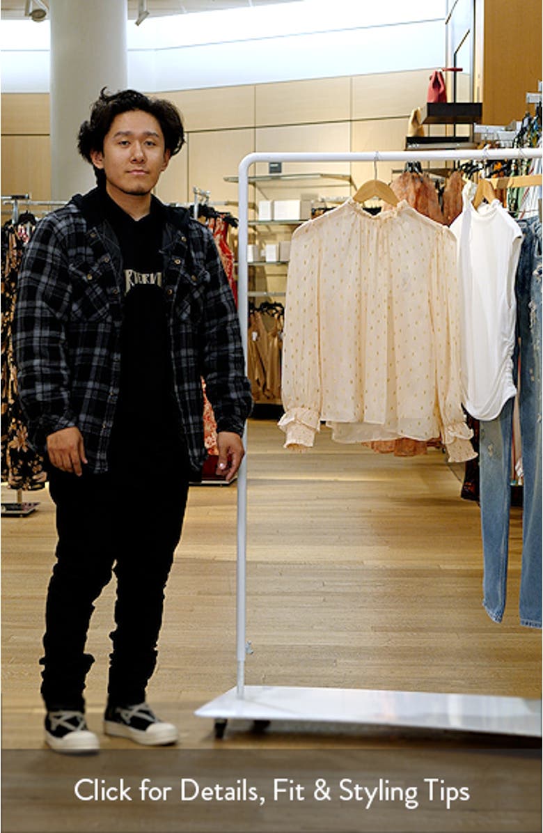 Gold Dot Print Top, sales video thumbnail