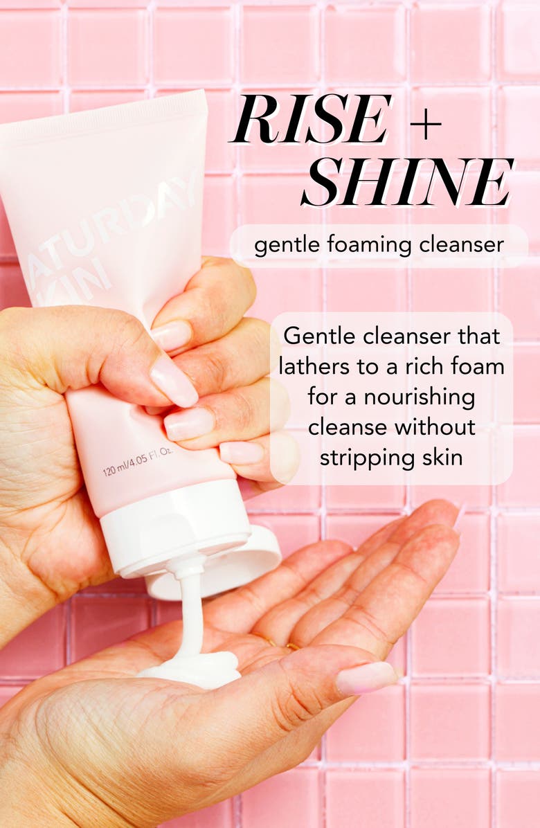 Saturday Skin Rise + Shine Gentle Cleanser, Alternate, color, 