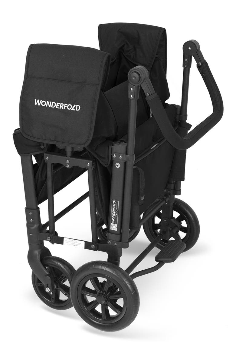 W1 Original Stroller Wagon, Alternate, color, JET BLACK