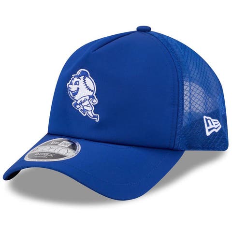Men's New Era Royal New York Mets 2026 Batting Practice Alternate Apex 9FORTY Adjustable Hat