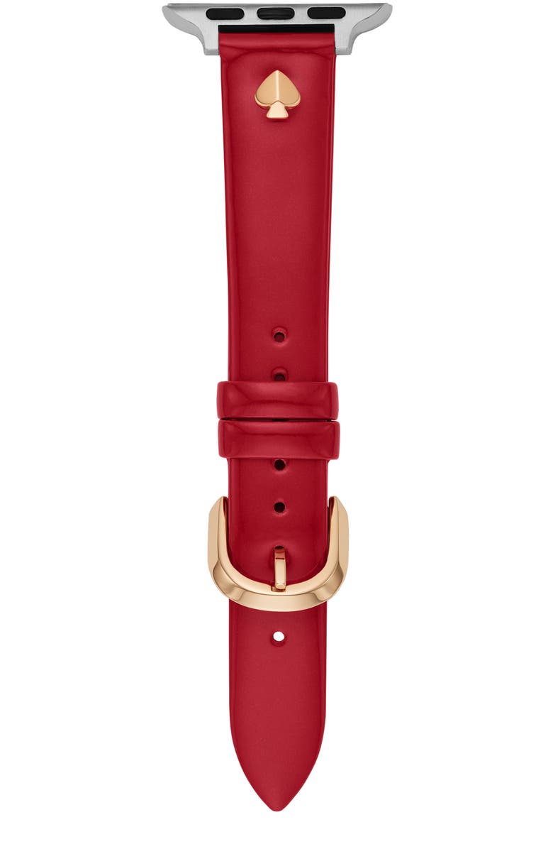Kate Spade New York Apple Watch<sup>®</sup> patent leather band, Main, color,