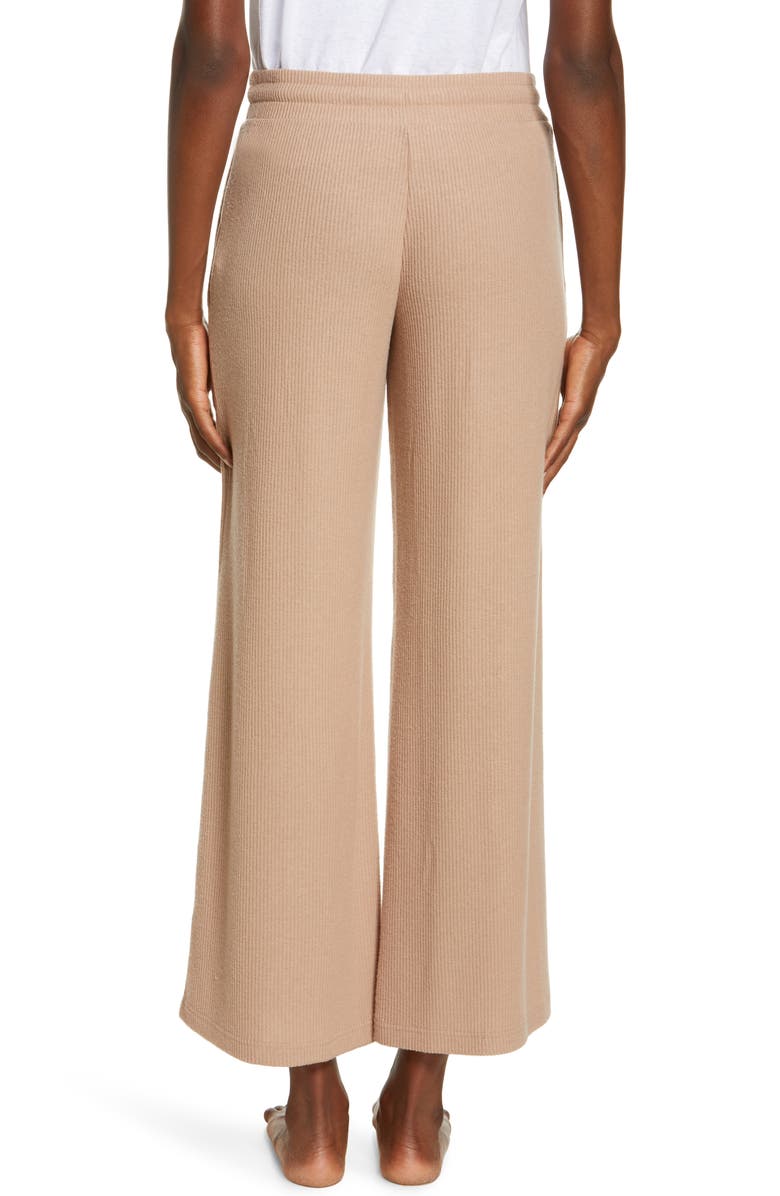 Nordstrom Rib Wide Leg Lounge Pants, Alternate, color, 