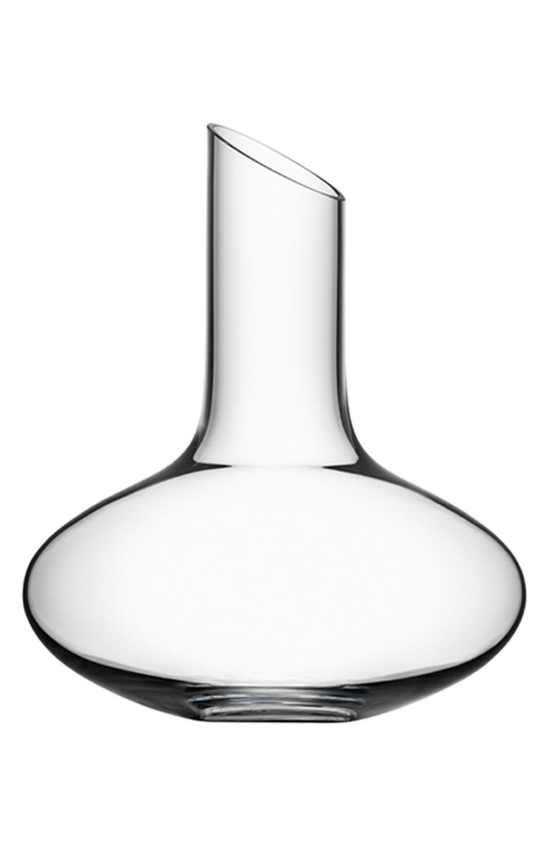 Orrefors 'Enjoy' Decanter, Main, color, White