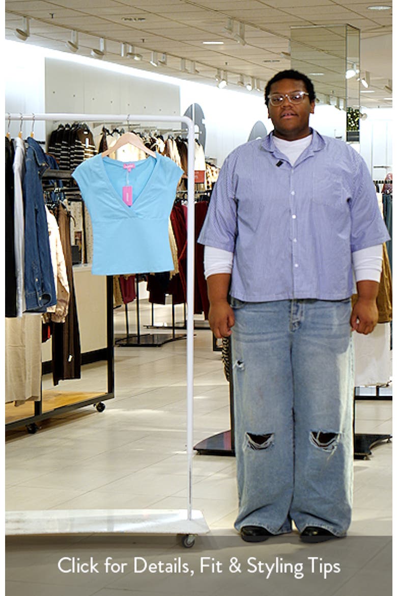 Penelopy Overlap V-Neck T-Shirt video