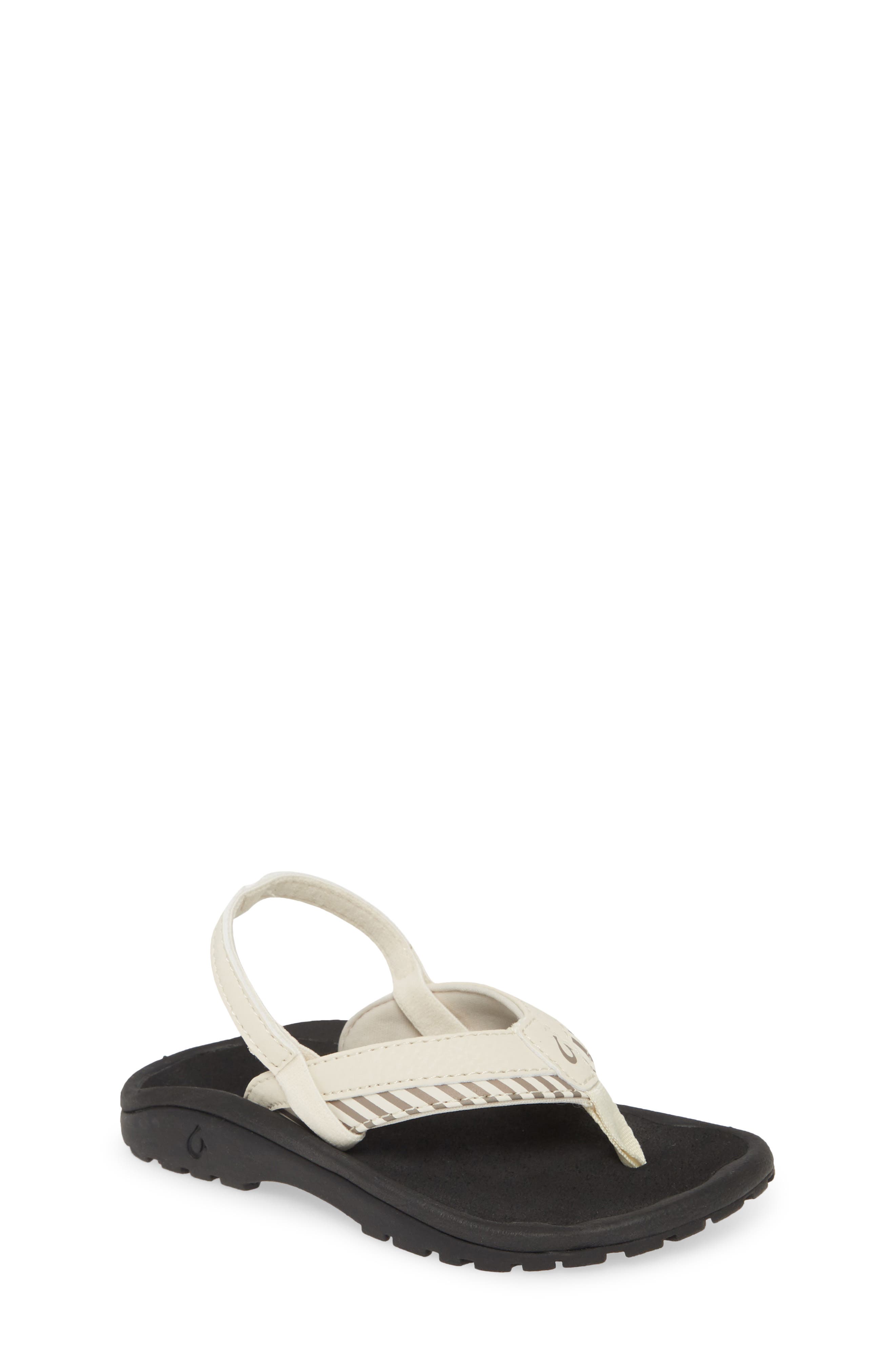 'Ohana Koa Sandal, Main, color, BONE/ STRIPE